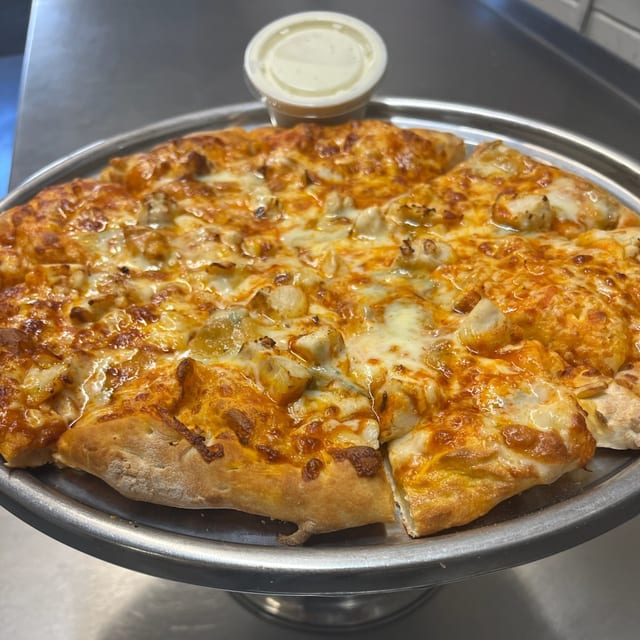 Buffalo Chicken Pizza.
