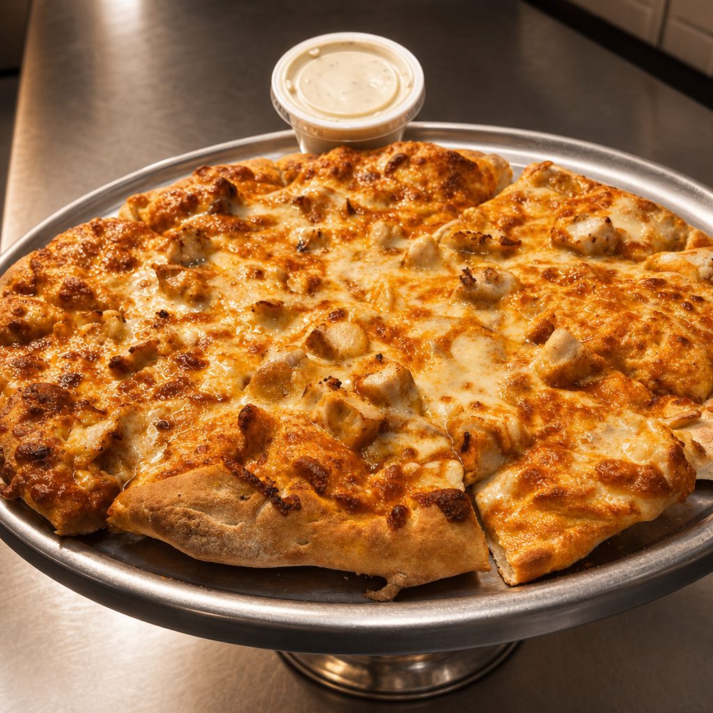 Buffalo Chicken Pizza.