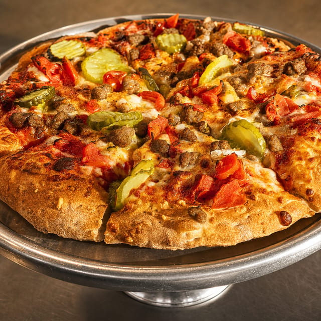 Cheeseburger Pizza.
